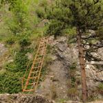 on Mauri e Miki Ferrata Burrone Giovanelli